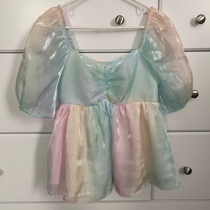 Beavaly Boutique Rainbow Top